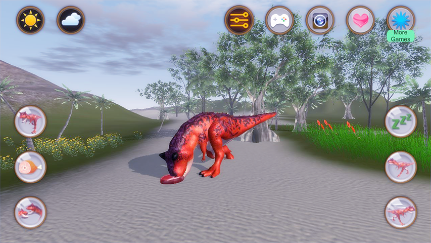 اسکرین شات 2 برنامه Talk Carnotaurus:Prehist Dino