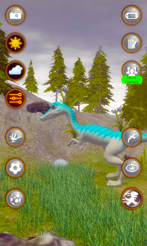 اسکرین شات 2 برنامه Talking Compsognathus Dinosaur