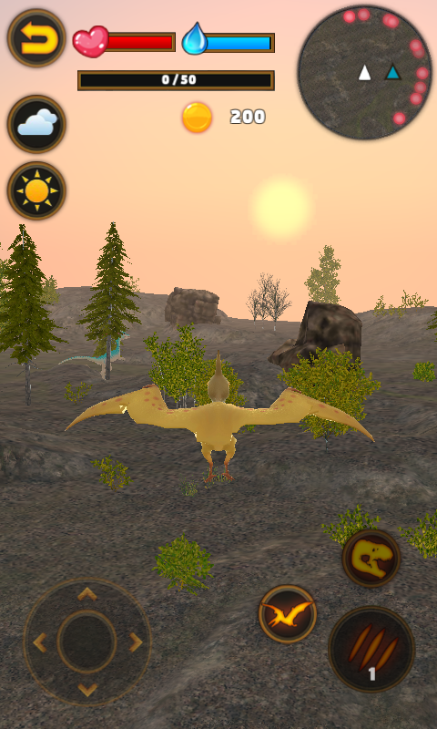 اسکرین شات 8 برنامه Talking Flying Pterosaur