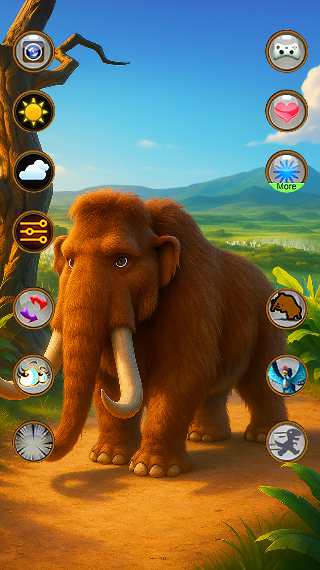 اسکرین شات 1 برنامه Talking Mammuthu