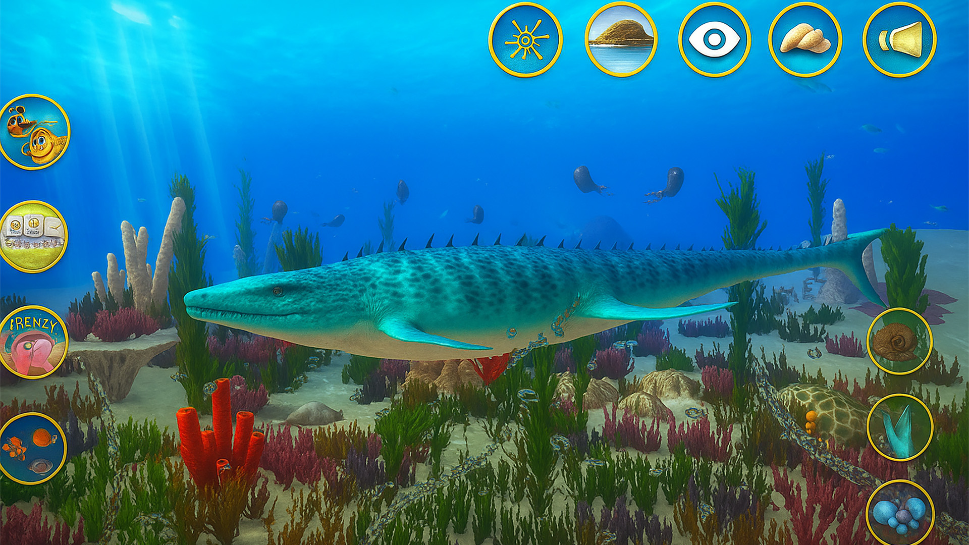 اسکرین شات 4 برنامه Talking Mosasaurus Deep Age