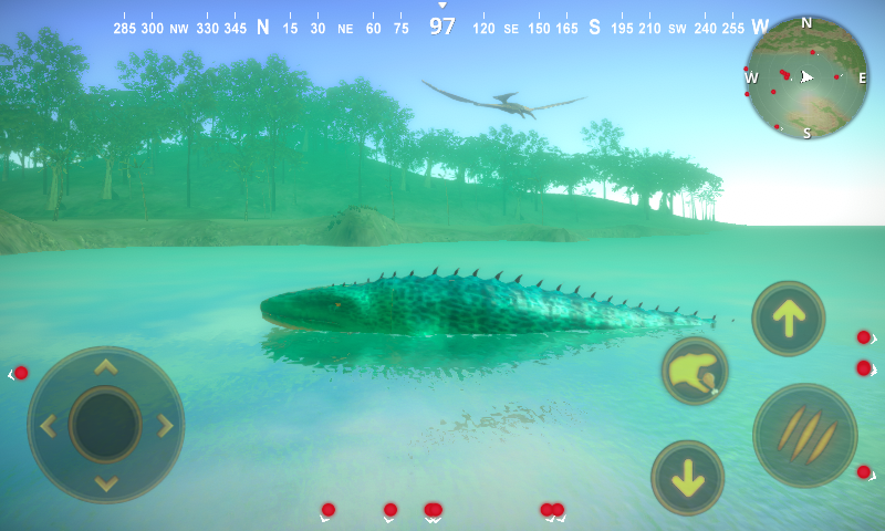 اسکرین شات 6 برنامه Talking Mosasaurus Deep Age