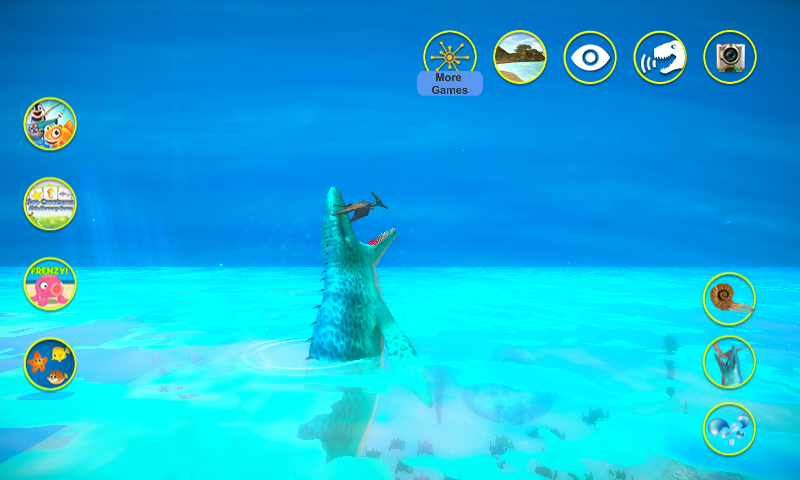 اسکرین شات 2 برنامه Talking Mosasaurus Deep Age