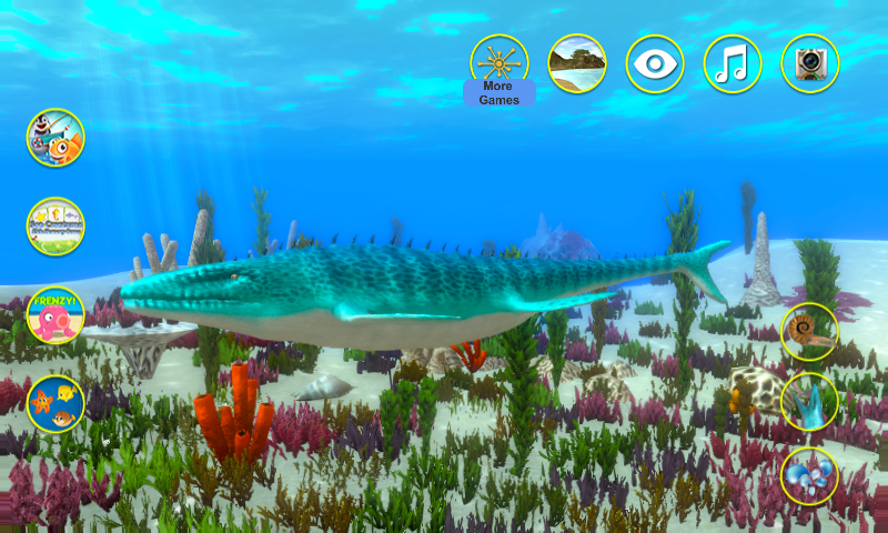اسکرین شات 1 برنامه Talking Mosasaurus Deep Age