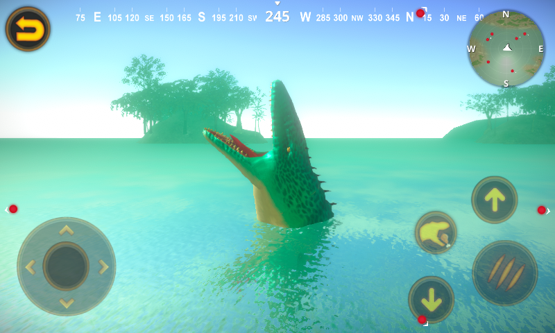 اسکرین شات 5 برنامه Talking Mosasaurus Deep Age