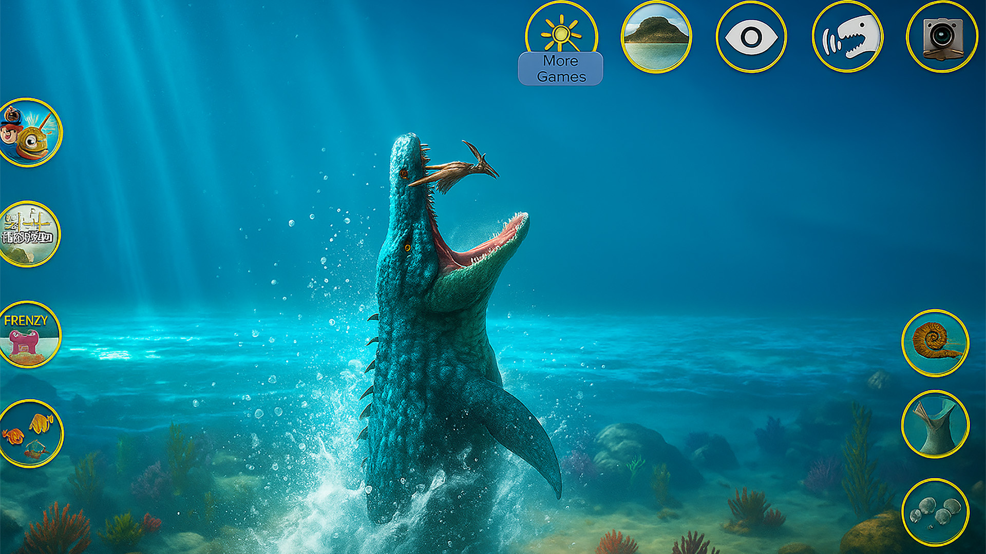 اسکرین شات 5 برنامه Talking Mosasaurus Deep Age