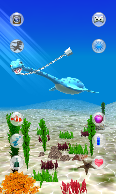اسکرین شات 3 بازی Talking Plesiosaur