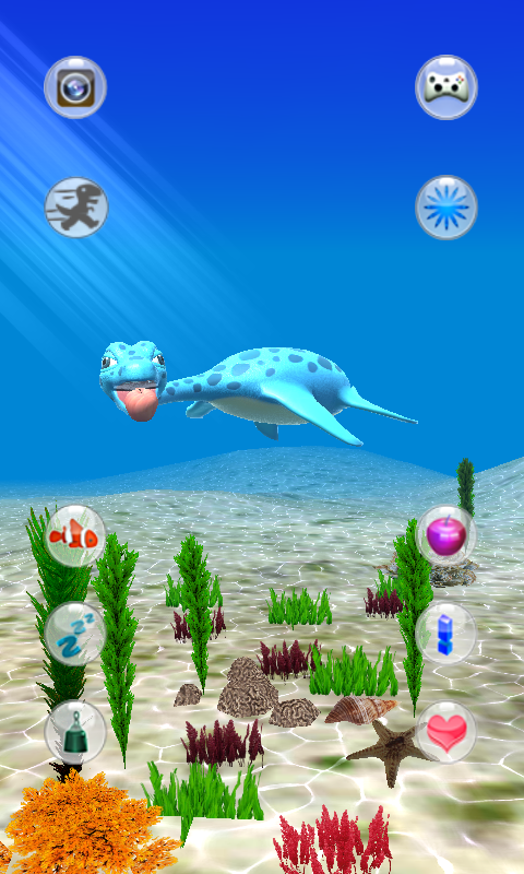 اسکرین شات 1 بازی Talking Plesiosaur