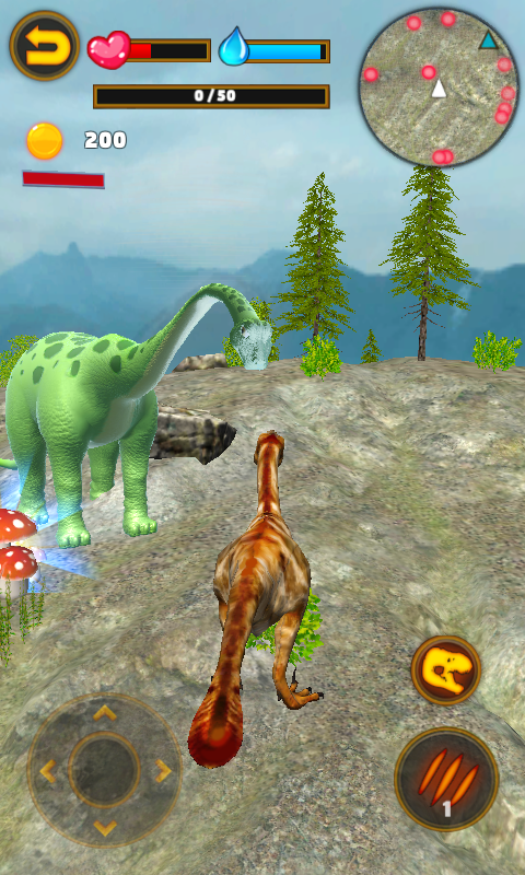 اسکرین شات 8 برنامه Talking Jurassic Raptor