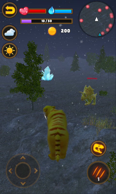 اسکرین شات 6 برنامه Talking Smilodon