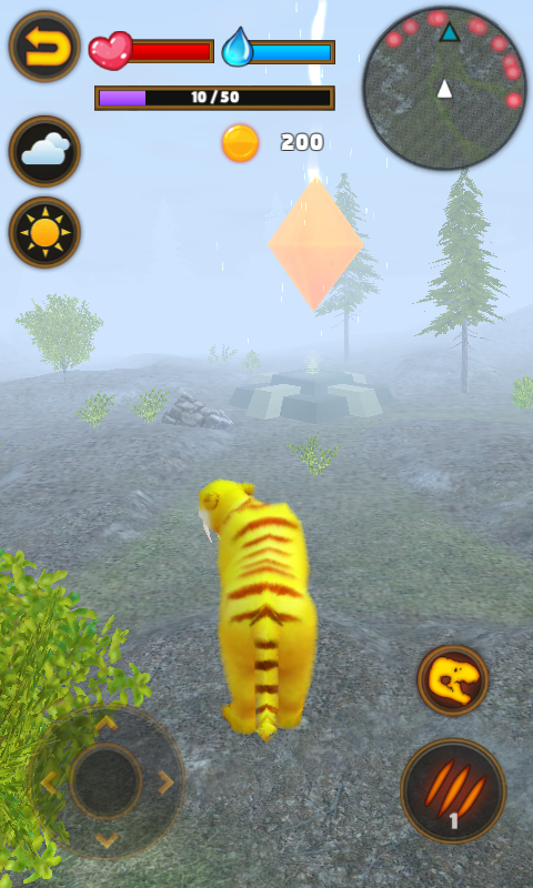 اسکرین شات 7 برنامه Talking Smilodon