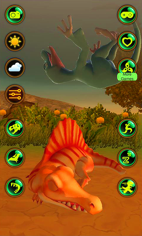 اسکرین شات 3 برنامه Spinosaurus: Talking Dinosaur