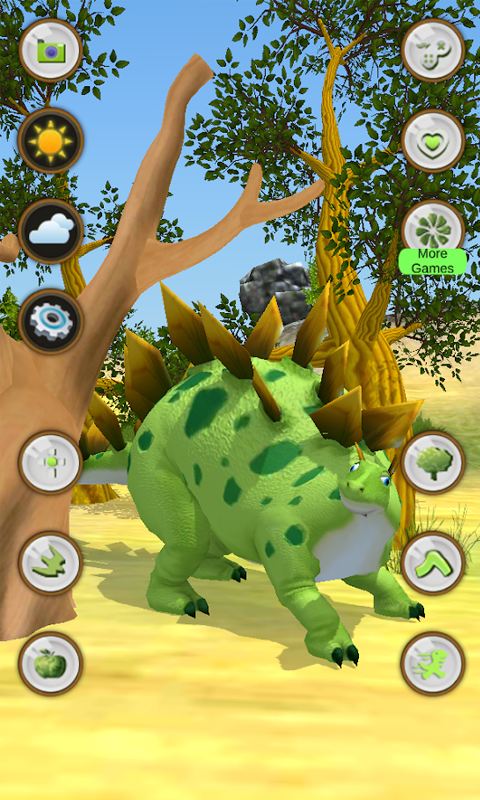 اسکرین شات 7 برنامه Talking Stegosaurus Dinosaur