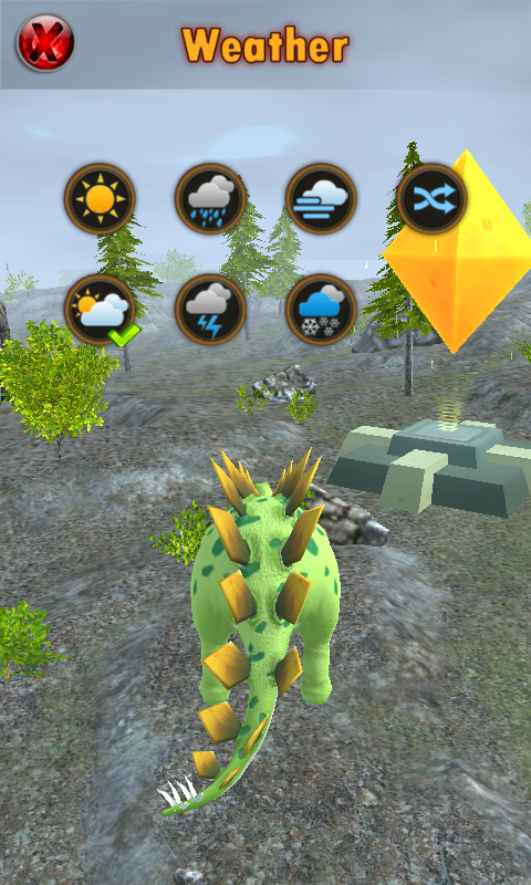 اسکرین شات 3 برنامه Talking Stegosaurus Dinosaur
