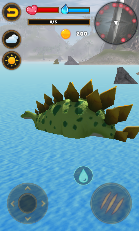 اسکرین شات 6 برنامه Talking Stegosaurus Dinosaur