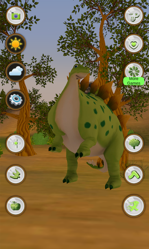 اسکرین شات 8 برنامه Talking Stegosaurus Dinosaur
