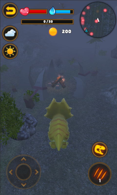 اسکرین شات 6 برنامه Talking Triceratops