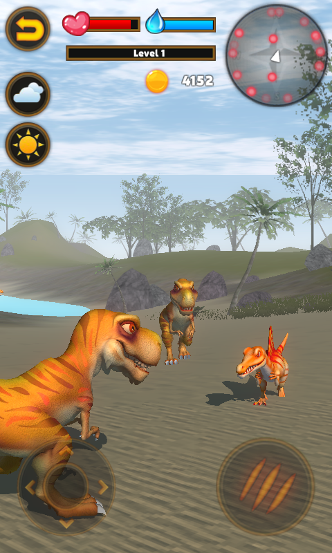اسکرین شات 4 برنامه Talking Dinosaur:Tyrannosaurus