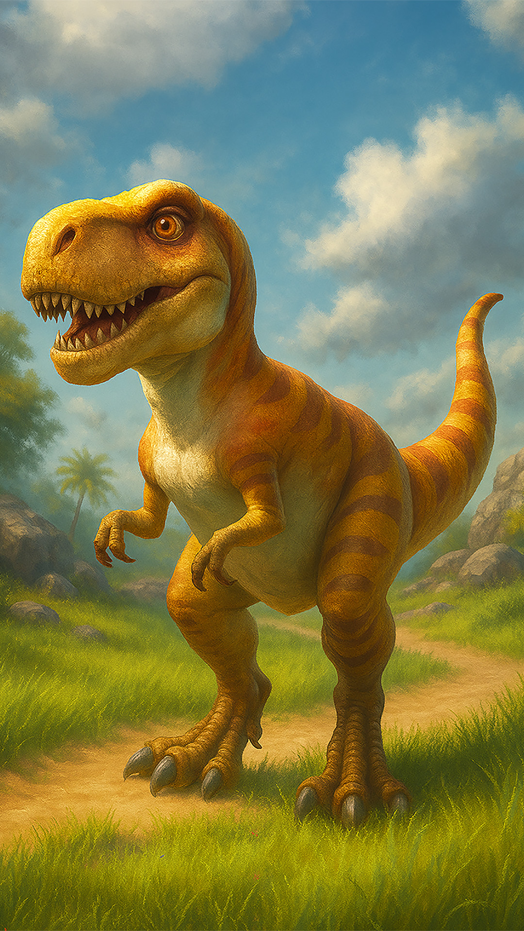 اسکرین شات 2 برنامه Talking Dinosaur:Tyrannosaurus