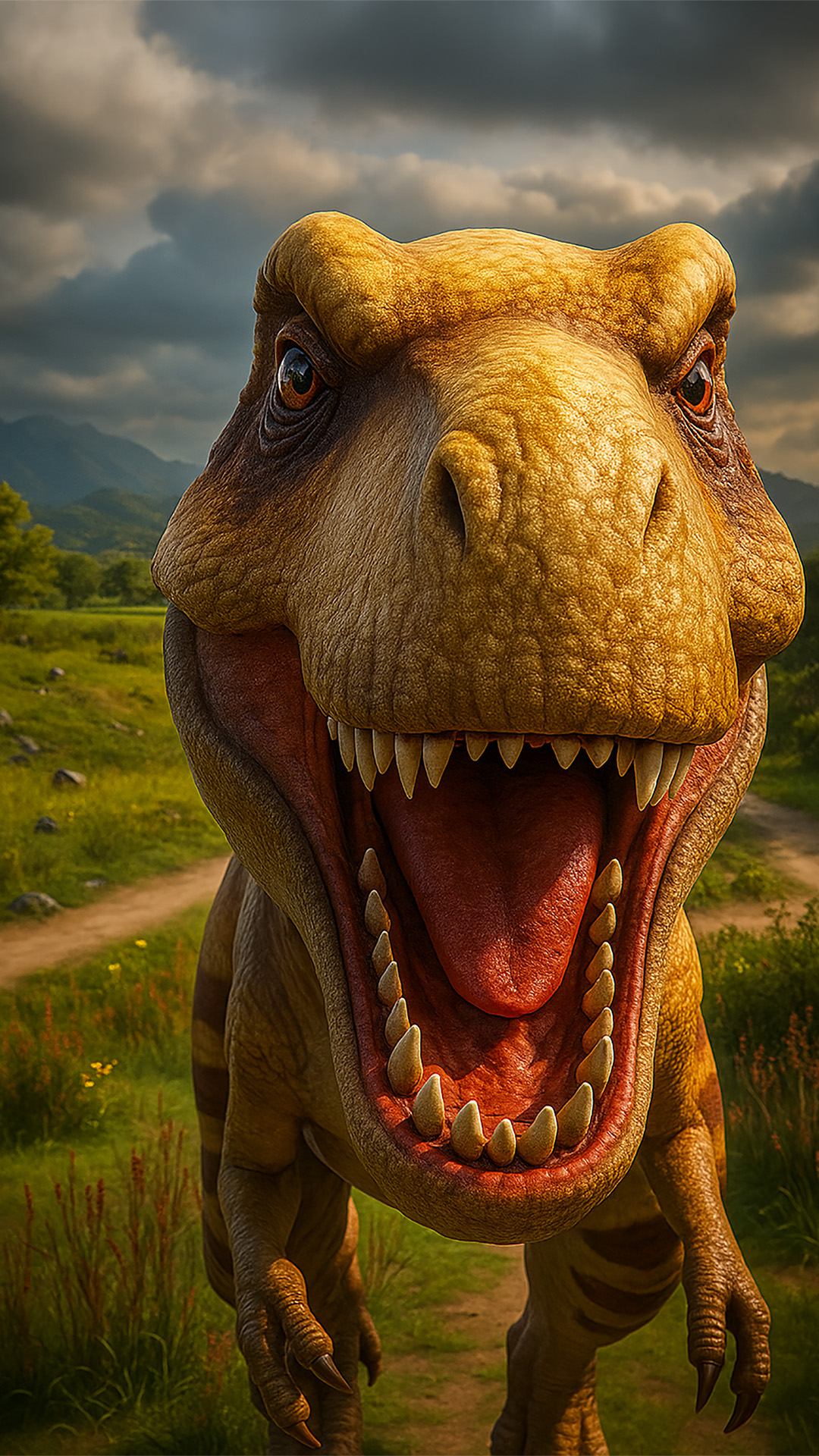 اسکرین شات 1 برنامه Talking Dinosaur:Tyrannosaurus