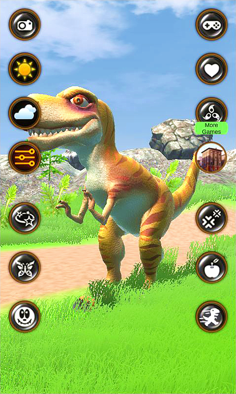اسکرین شات 3 برنامه Talking Dinosaur:Tyrannosaurus
