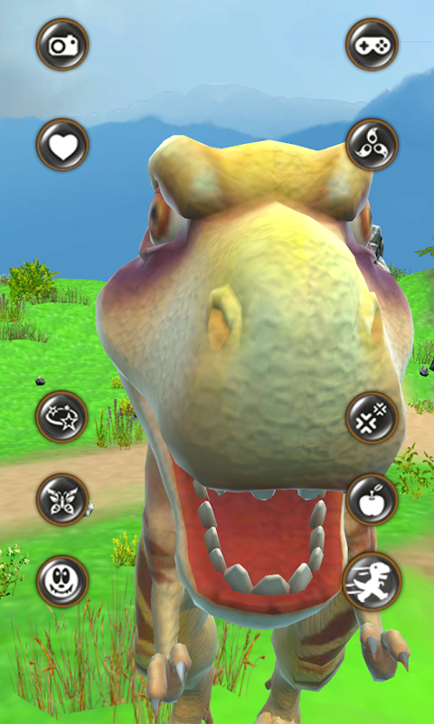 اسکرین شات 1 برنامه Talking Dinosaur:Tyrannosaurus