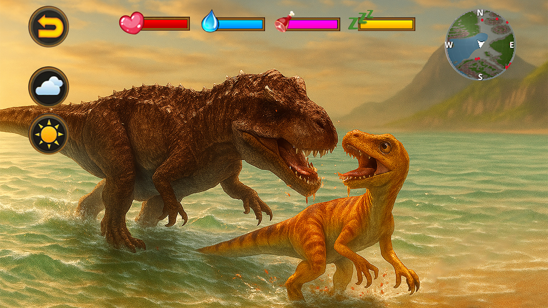 اسکرین شات 1 برنامه Talking Velociraptor