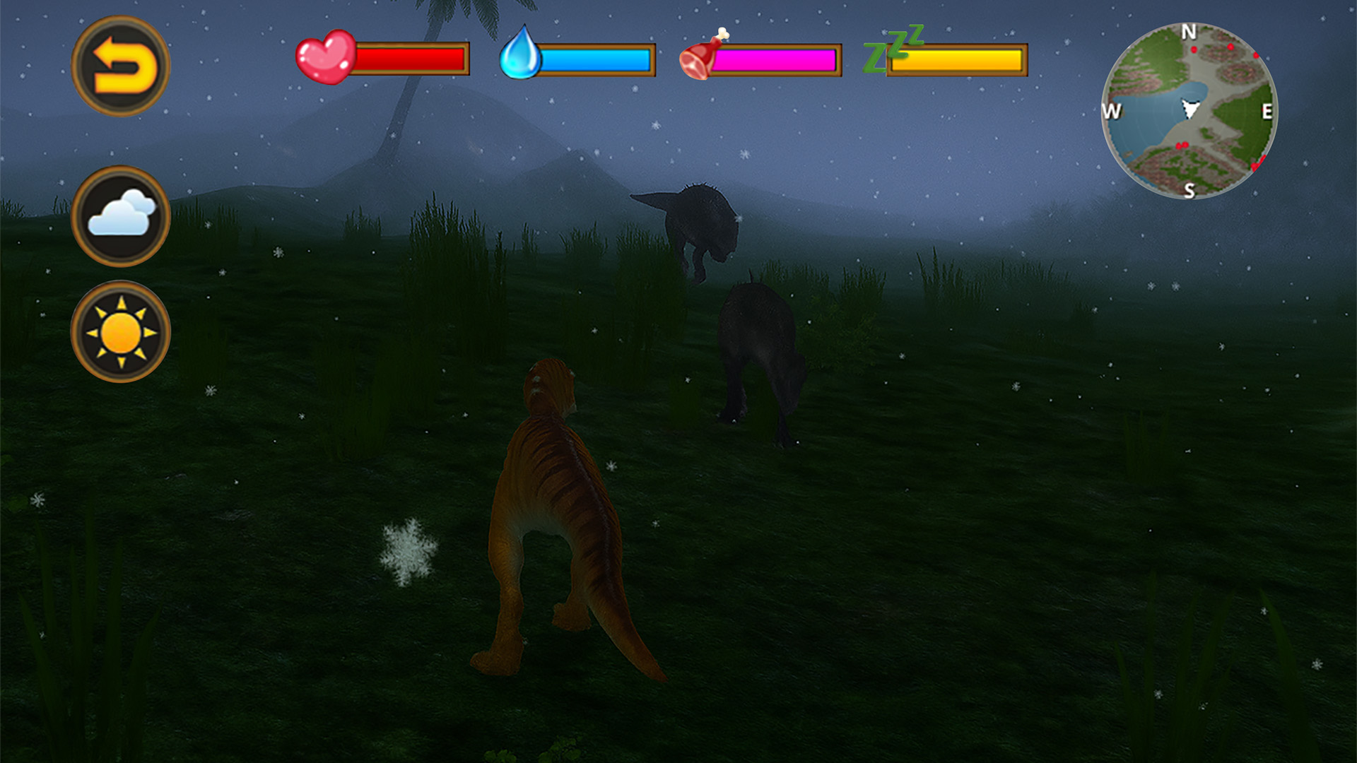 اسکرین شات 2 برنامه Talking Velociraptor