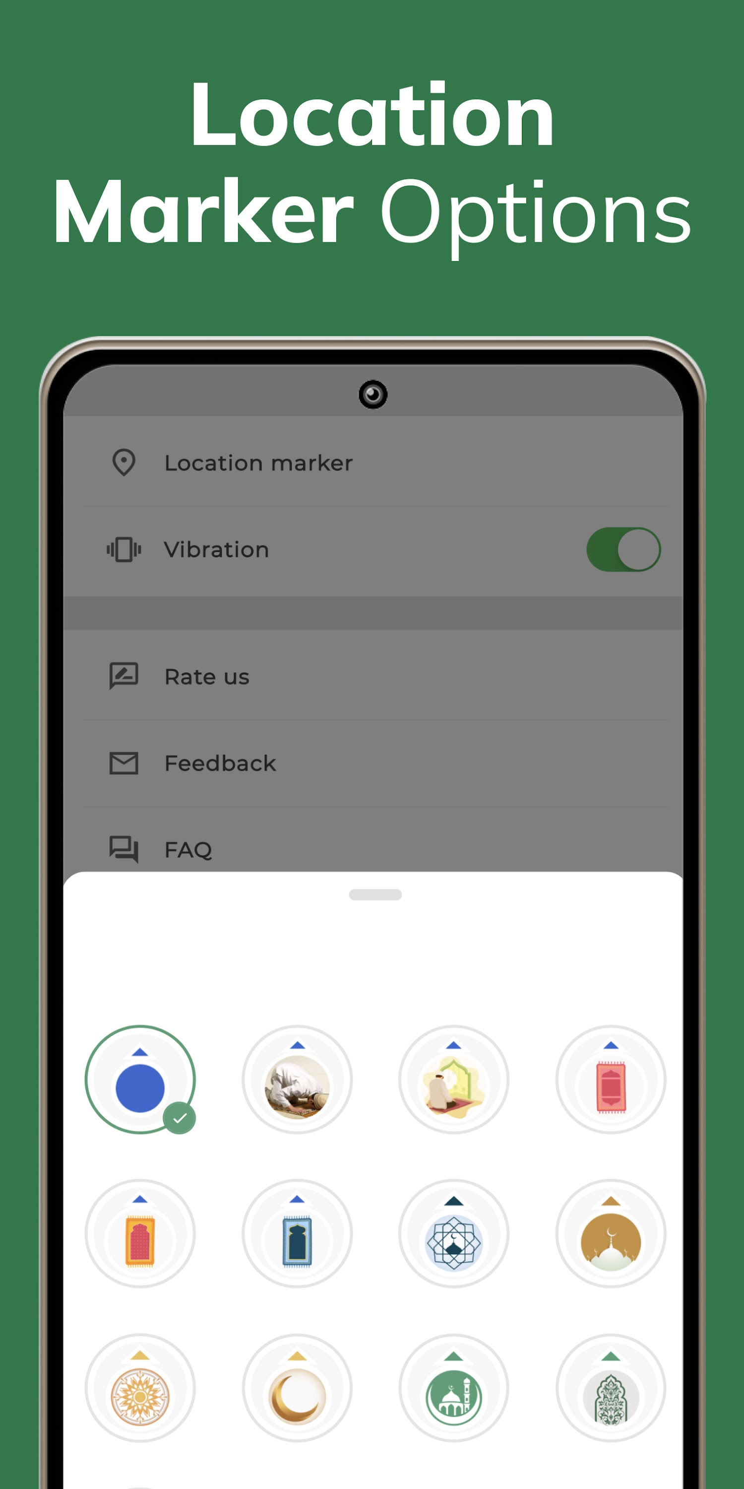 اسکرین شات 6 برنامه Qibla Finder Compass 100%