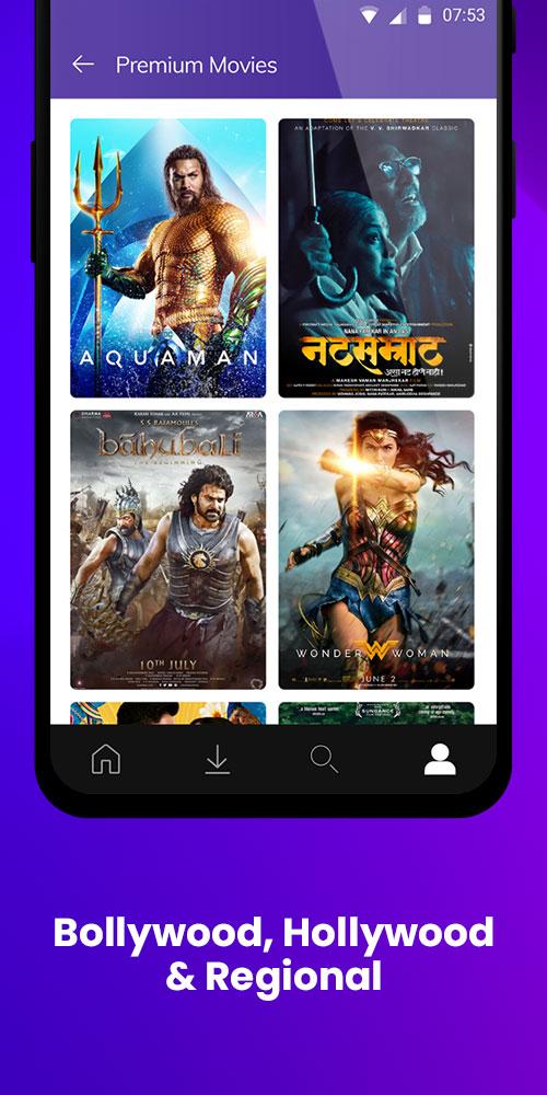 اسکرین شات 2 برنامه Hungama Play: Movies & Videos