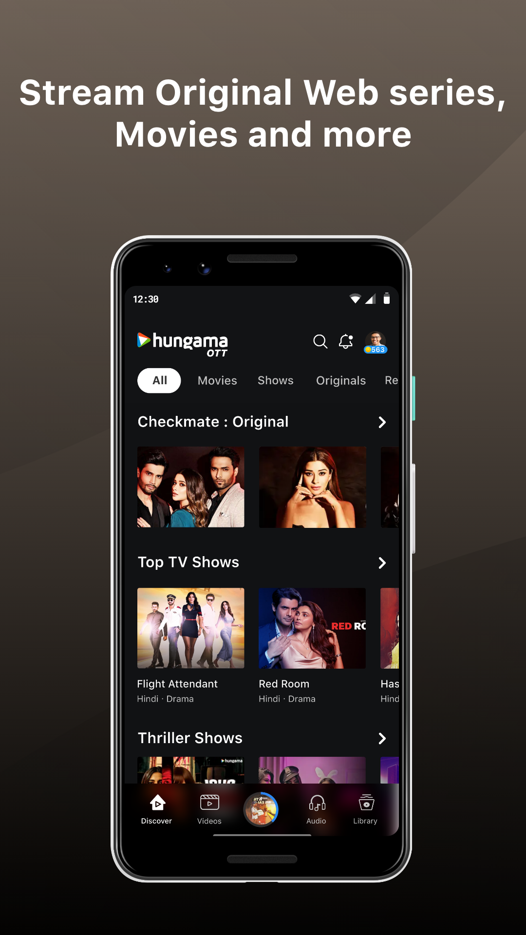 اسکرین شات 3 برنامه Hungama OTT: Shows & Movies