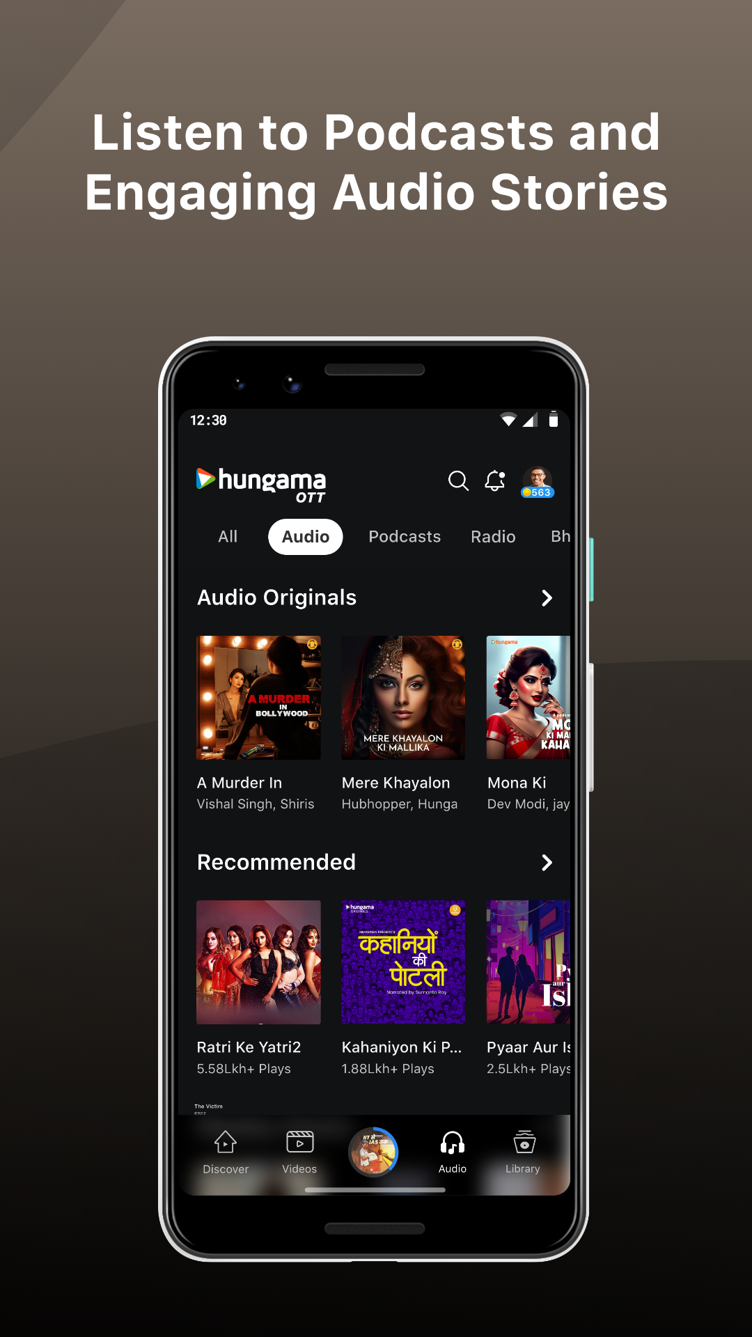 اسکرین شات 4 برنامه Hungama OTT: Shows & Movies