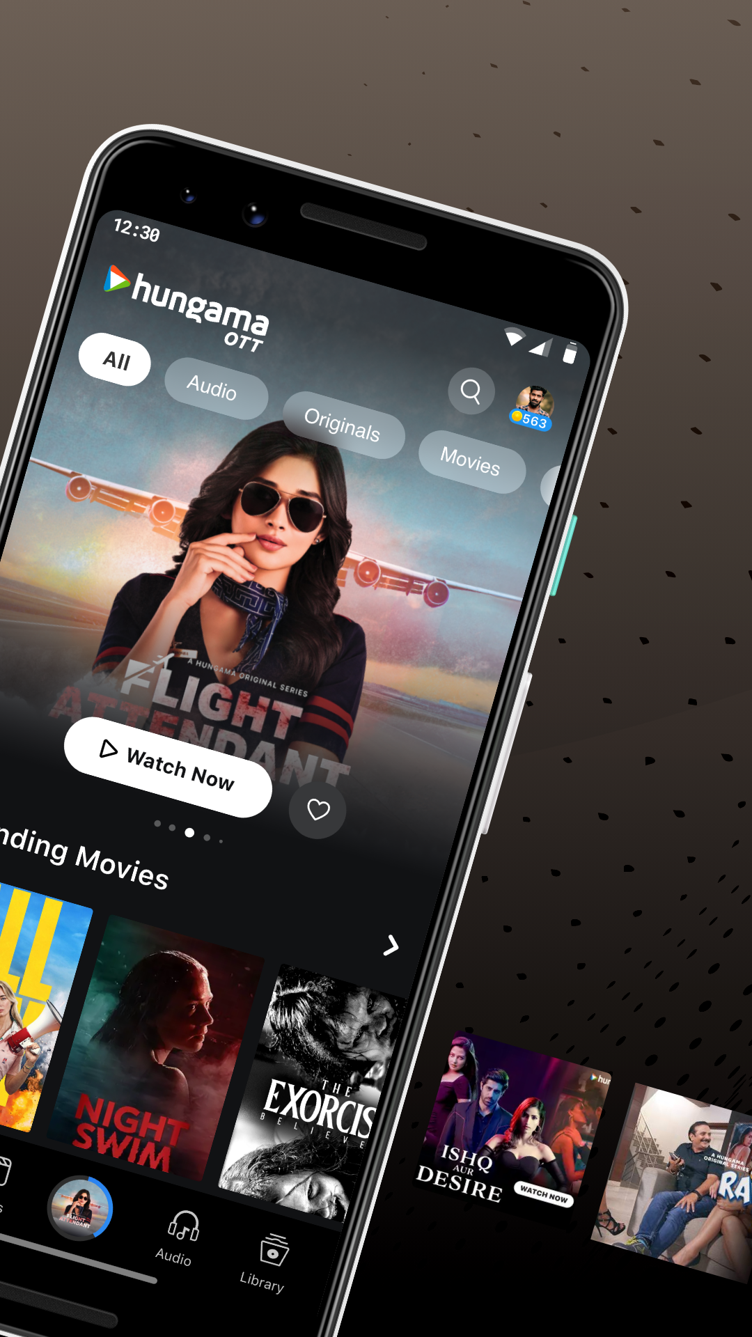 اسکرین شات 2 برنامه Hungama OTT: Shows & Movies