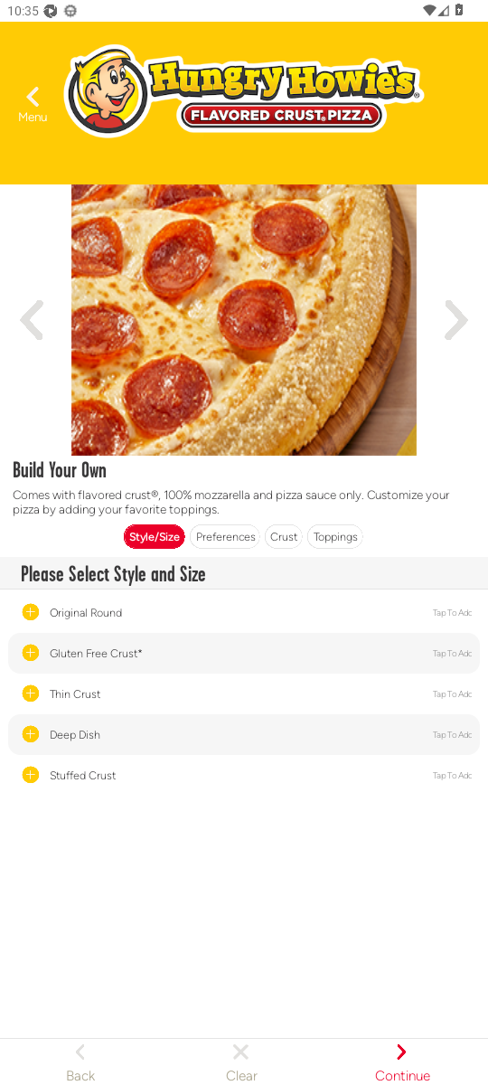 اسکرین شات 4 برنامه Hungry Howies