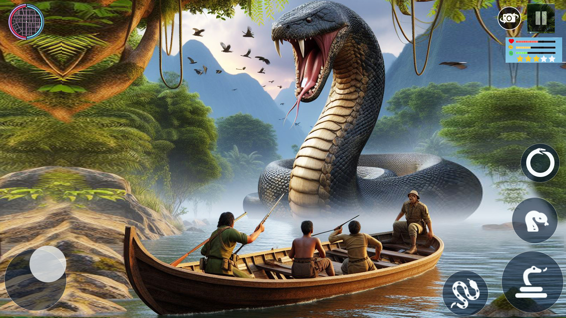 اسکرین شات 5 بازی Hungry Anaconda Snake Sim 3D