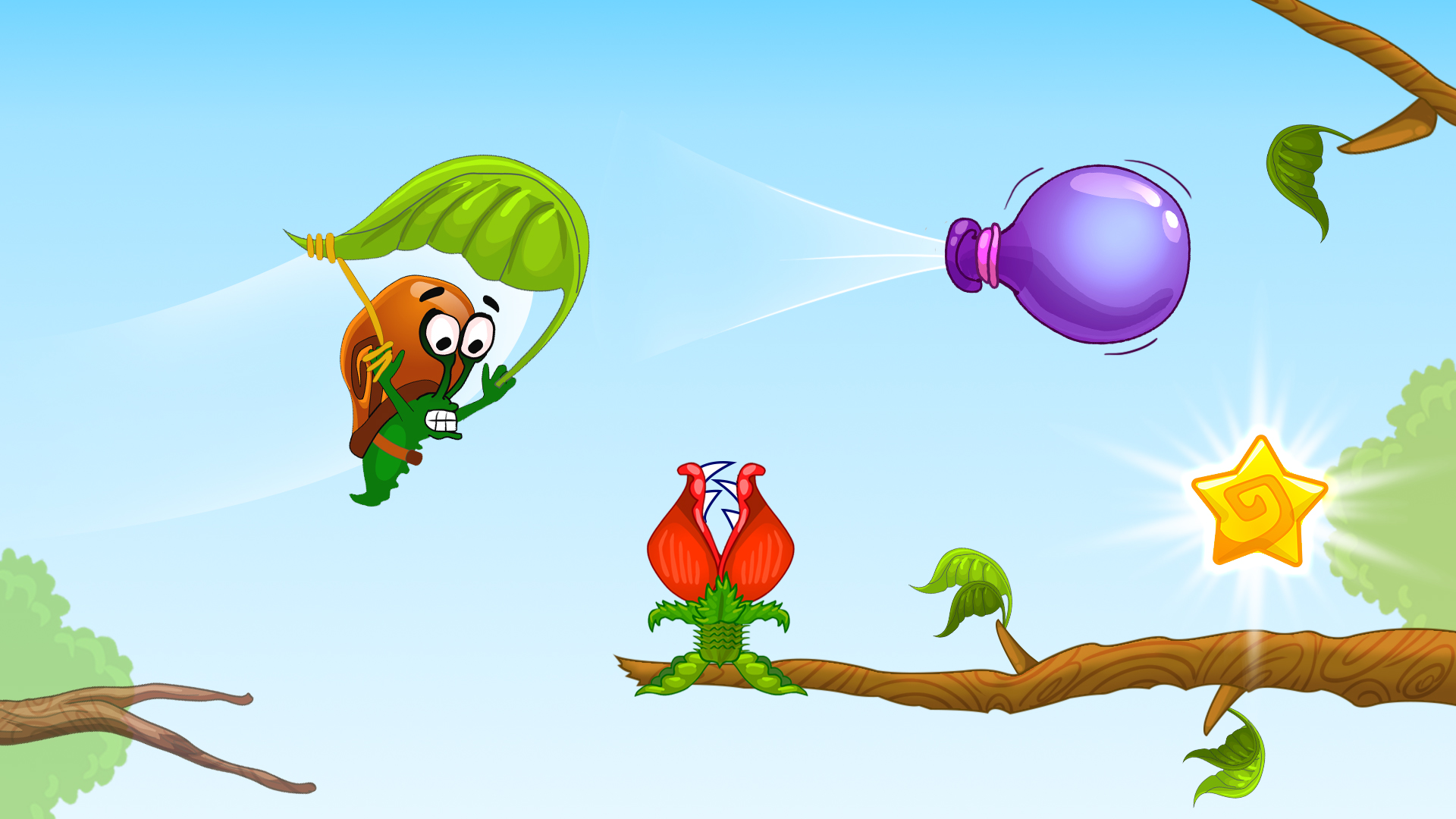 اسکرین شات 2 بازی Snail Bob 1: Adventure Game
