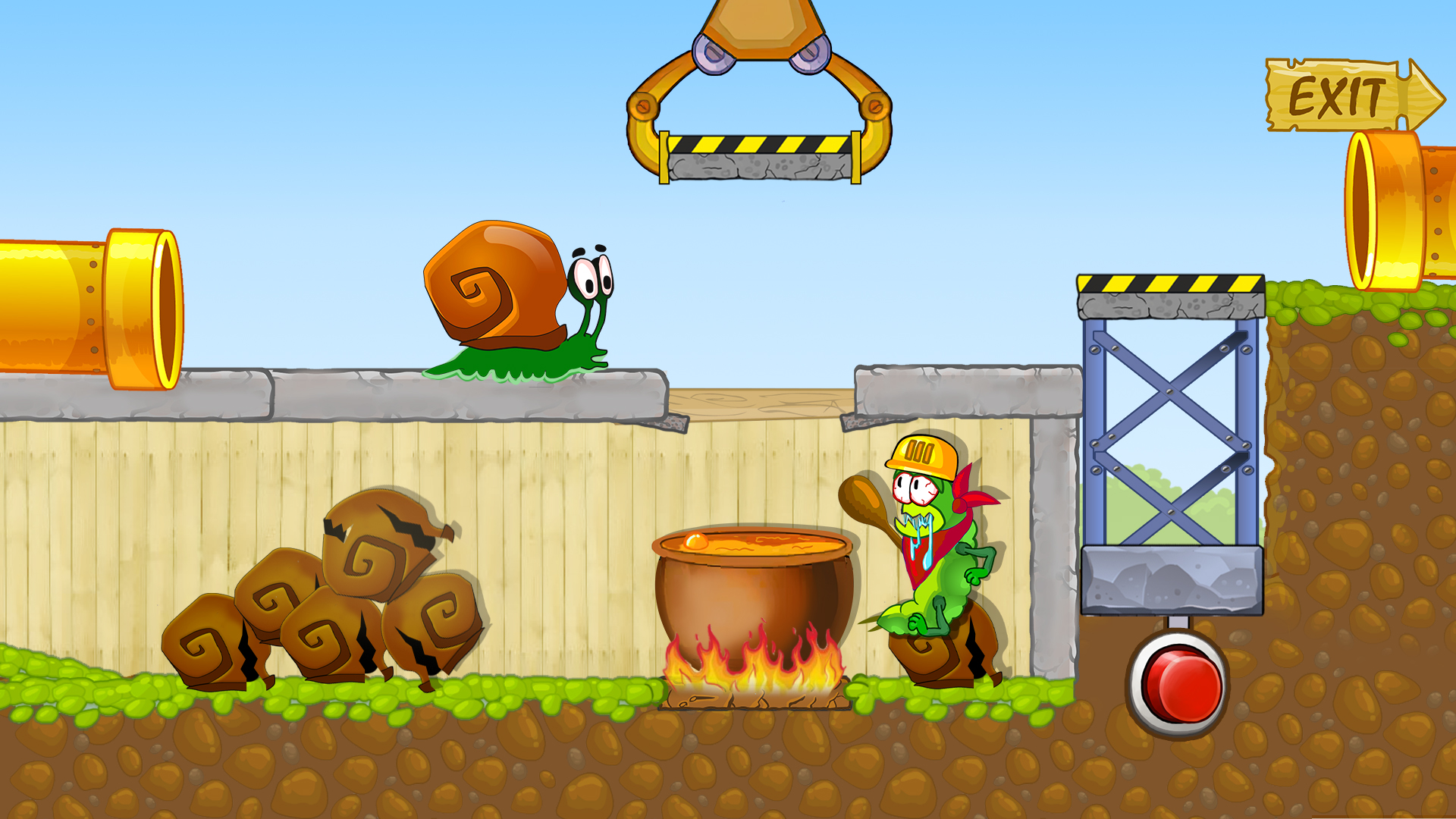 اسکرین شات 1 بازی Snail Bob 1: Adventure Game
