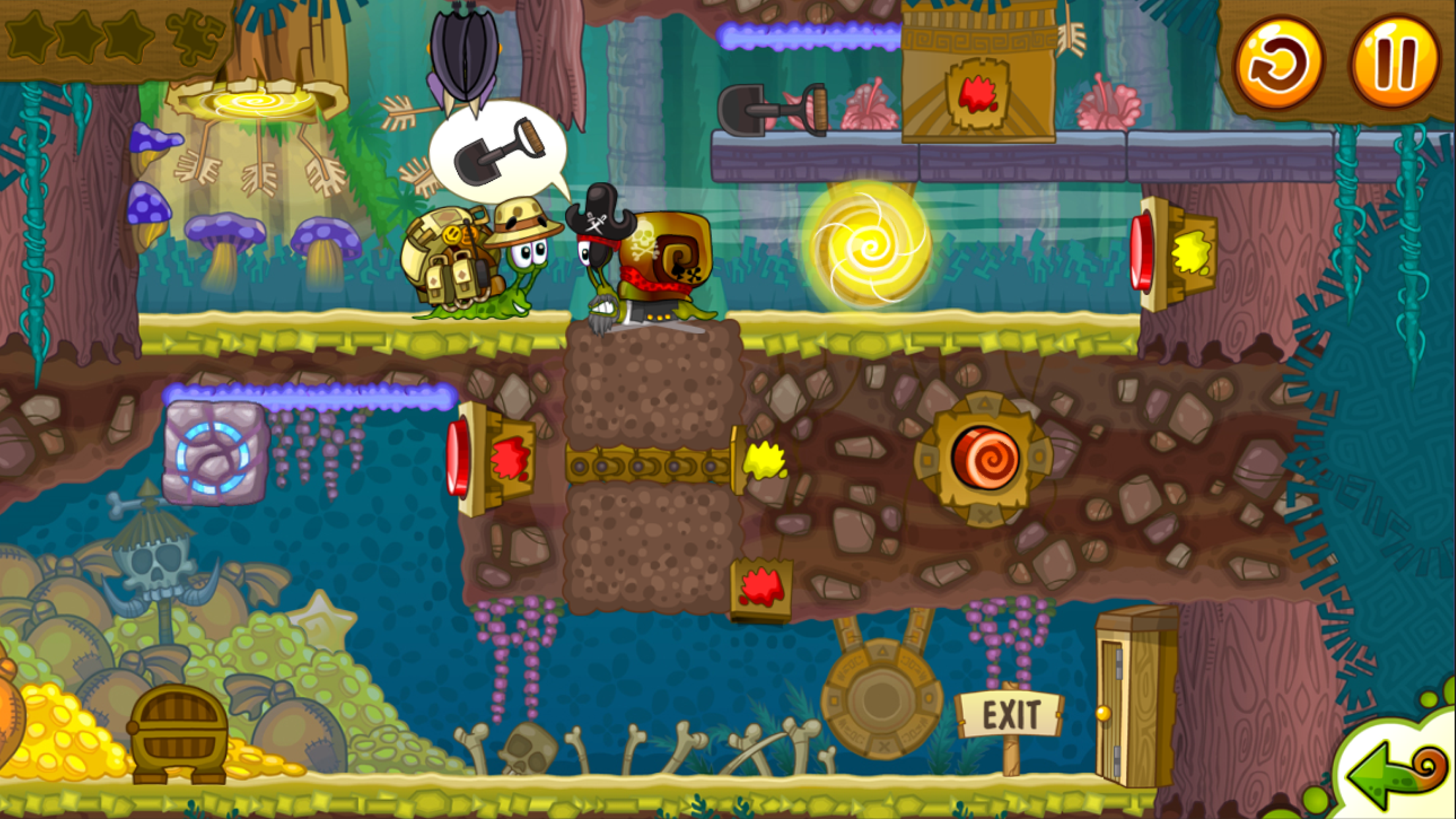 اسکرین شات 3 بازی Snail Bob 2