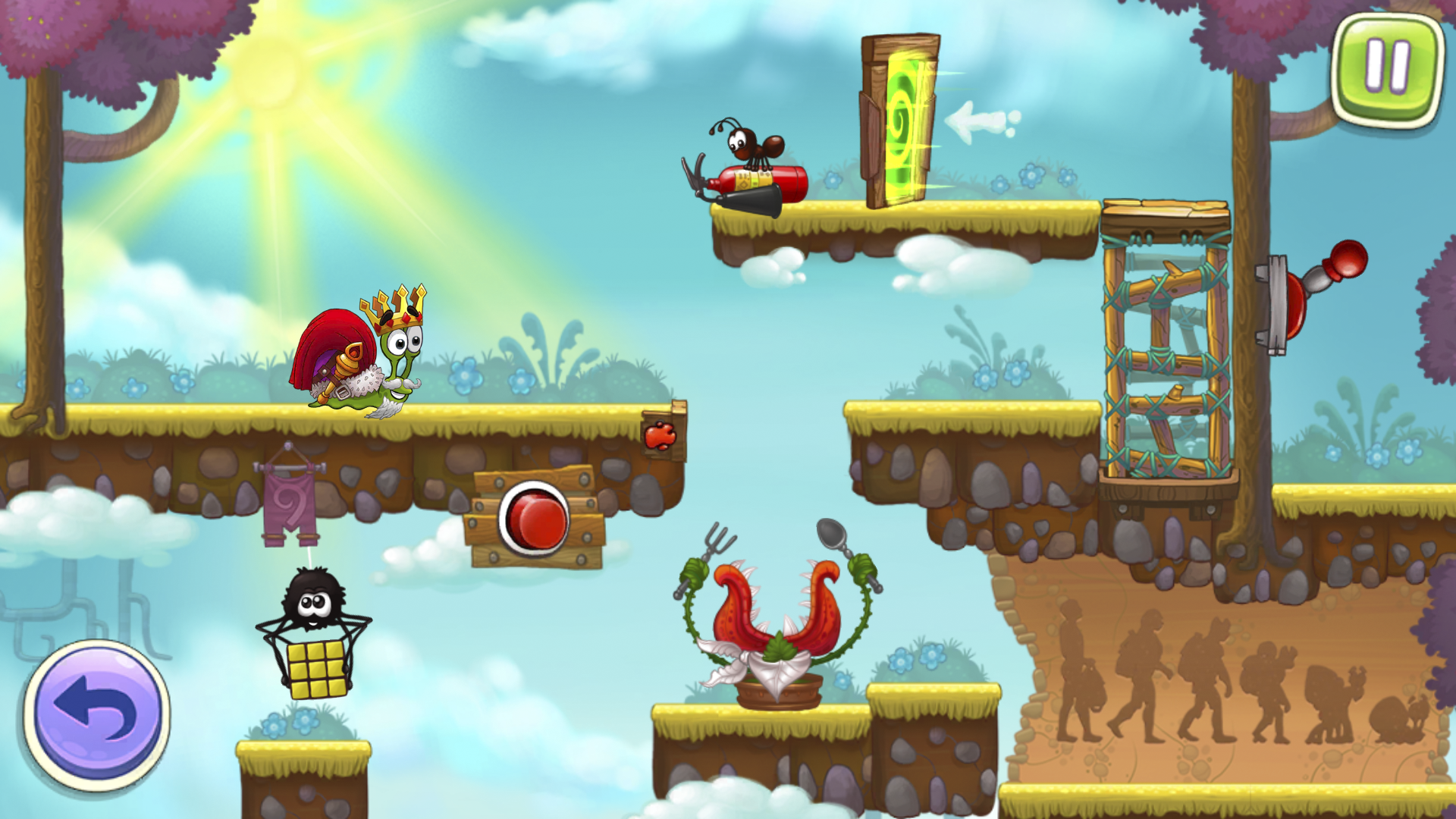اسکرین شات 2 بازی Snail Bob 3
