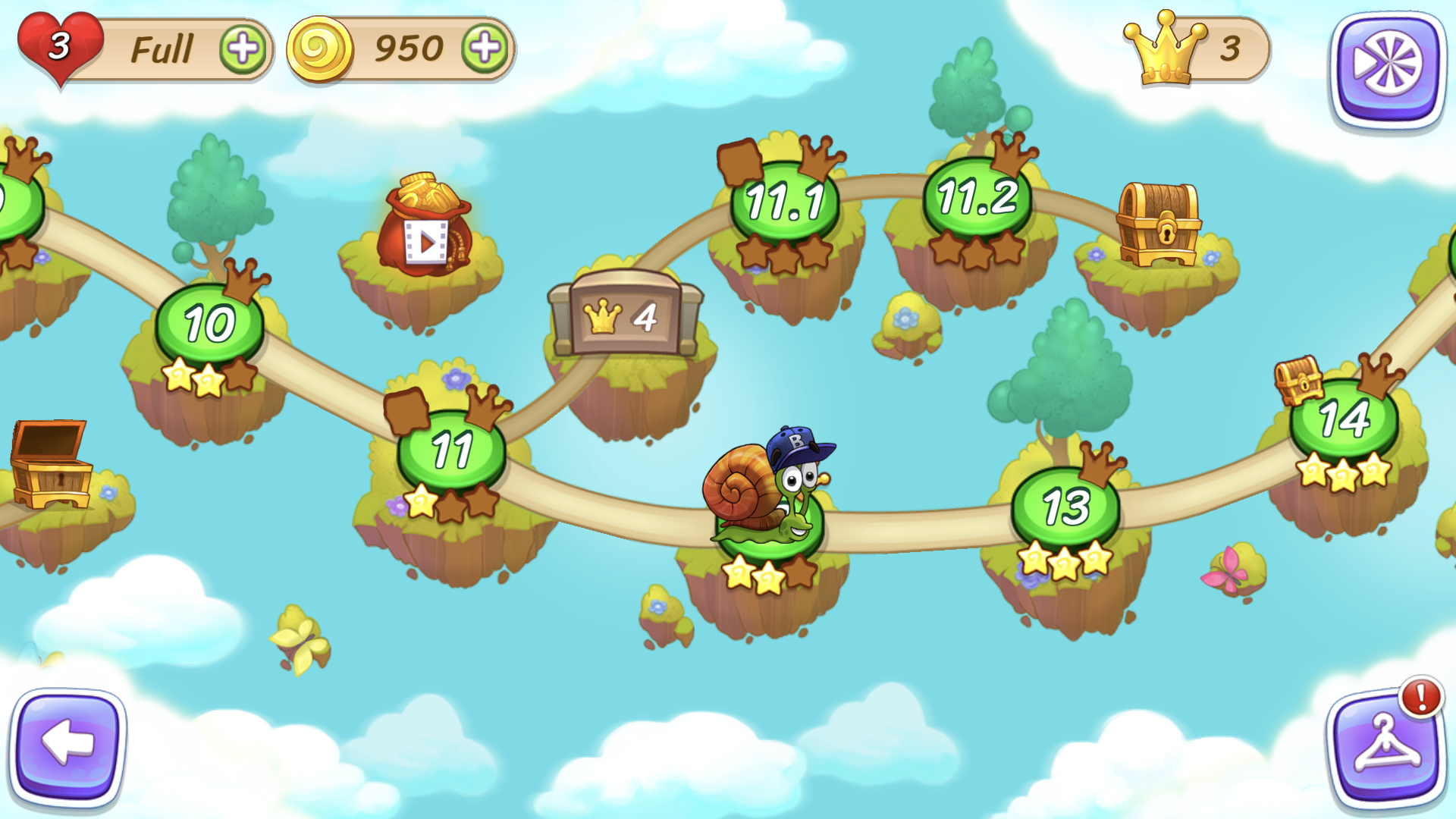 اسکرین شات 7 بازی Snail Bob 3
