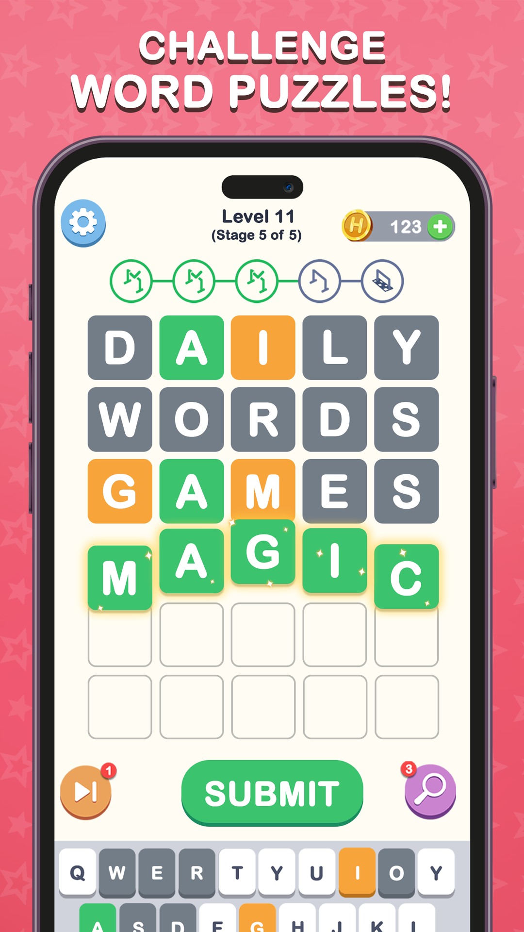 اسکرین شات بازی Hurdle - Guess The Word 4