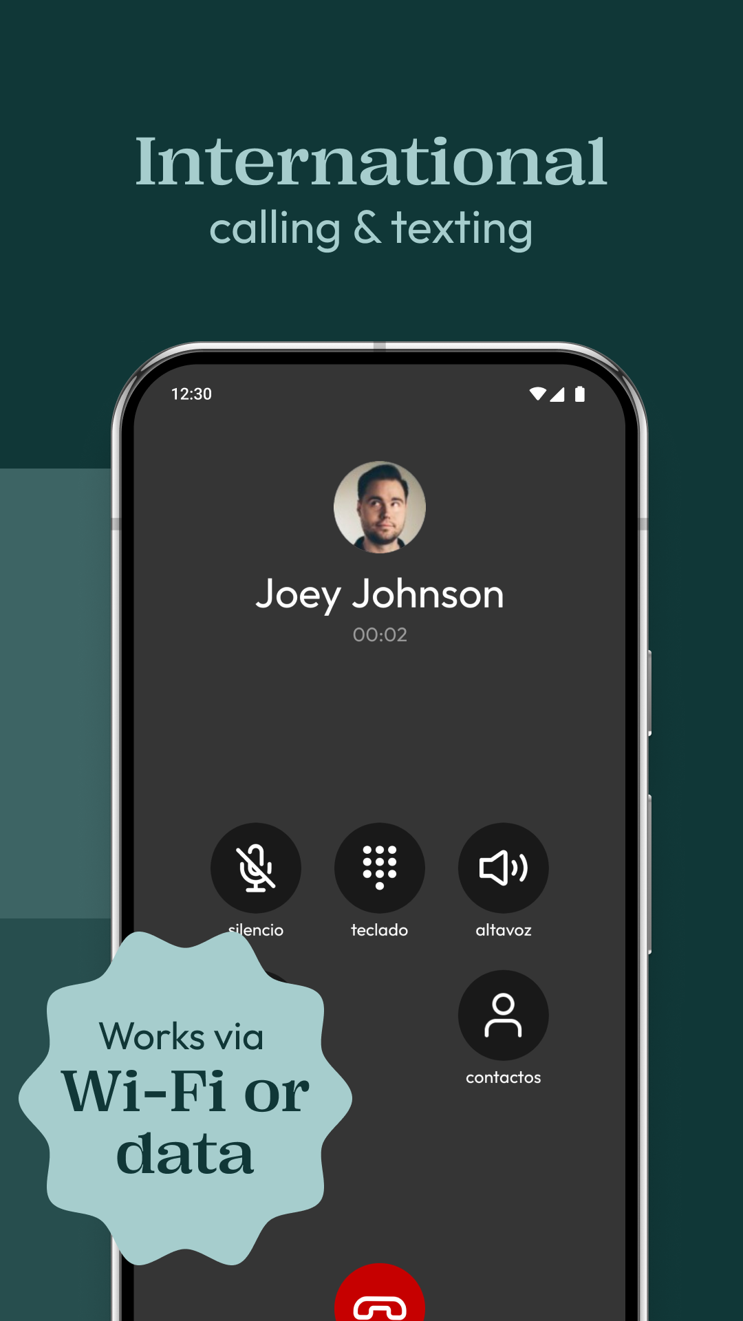 اسکرین شات 4 برنامه Hushed: US Second Phone Number