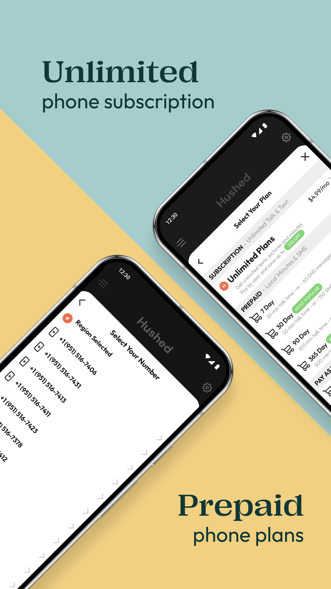 اسکرین شات 6 برنامه Hushed: US Second Phone Number