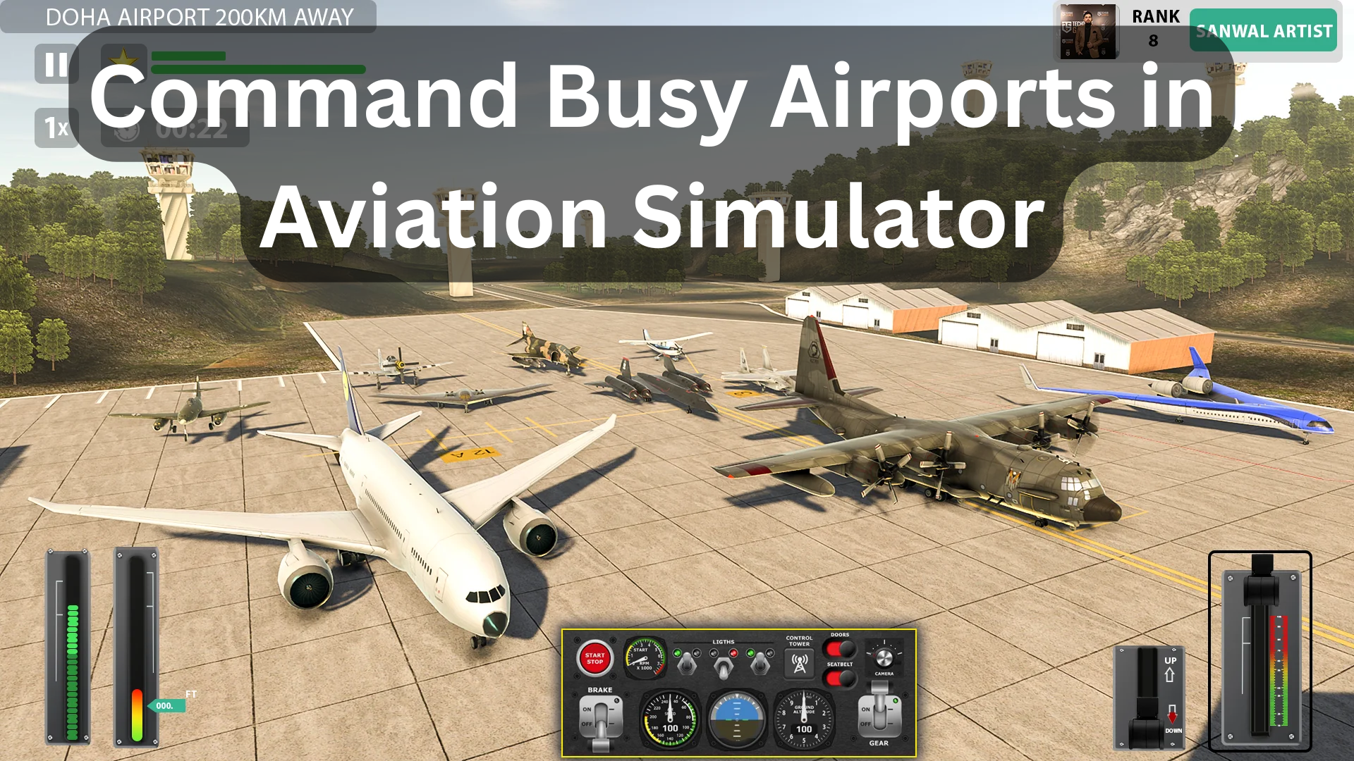 اسکرین شات 2 بازی Take Off Airplane Simulator