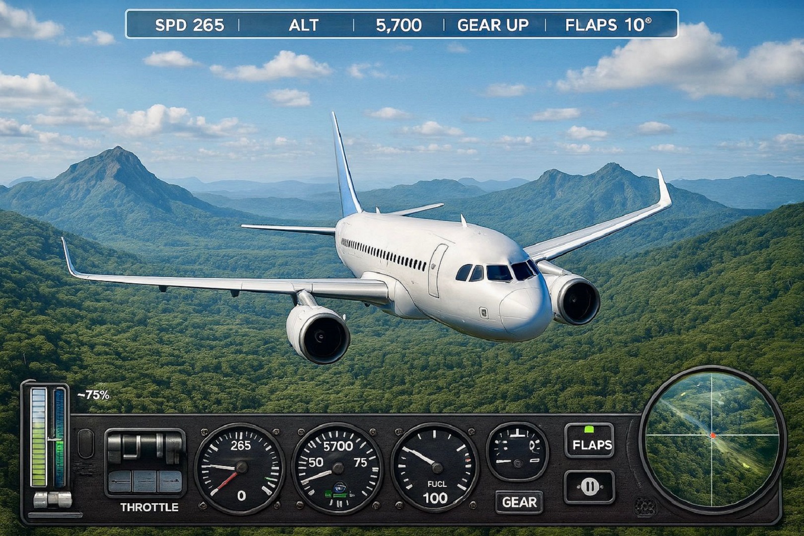 اسکرین شات 2 بازی Flight Simulator Real Take off