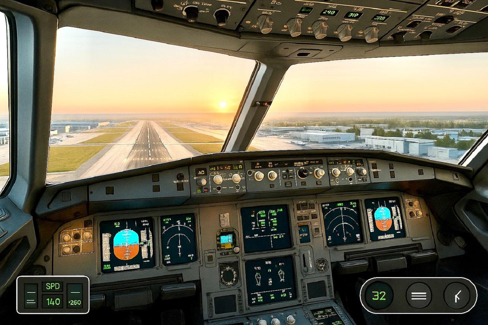 اسکرین شات 3 بازی Flight Simulator Real Take off