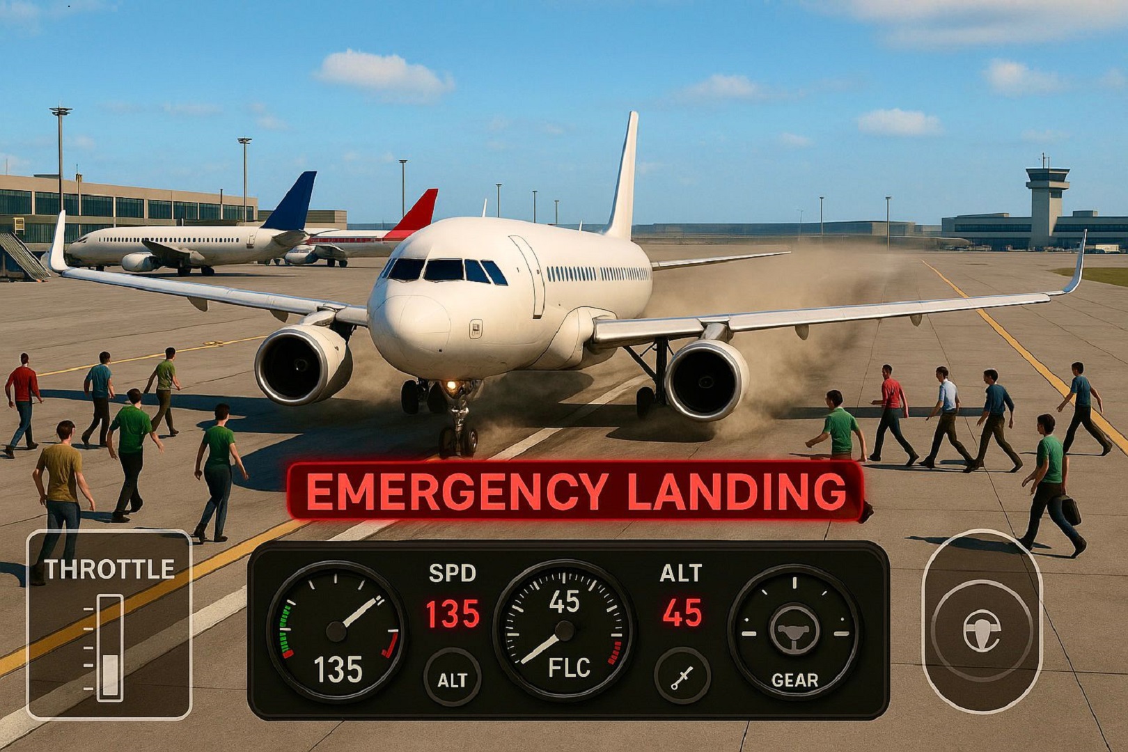 اسکرین شات 1 بازی Flight Simulator Real Take off