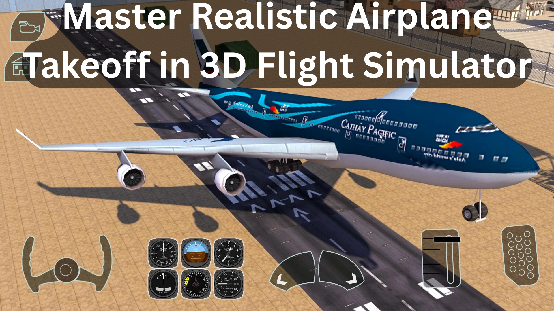 اسکرین شات 1 بازی Take Off Airplane Simulator
