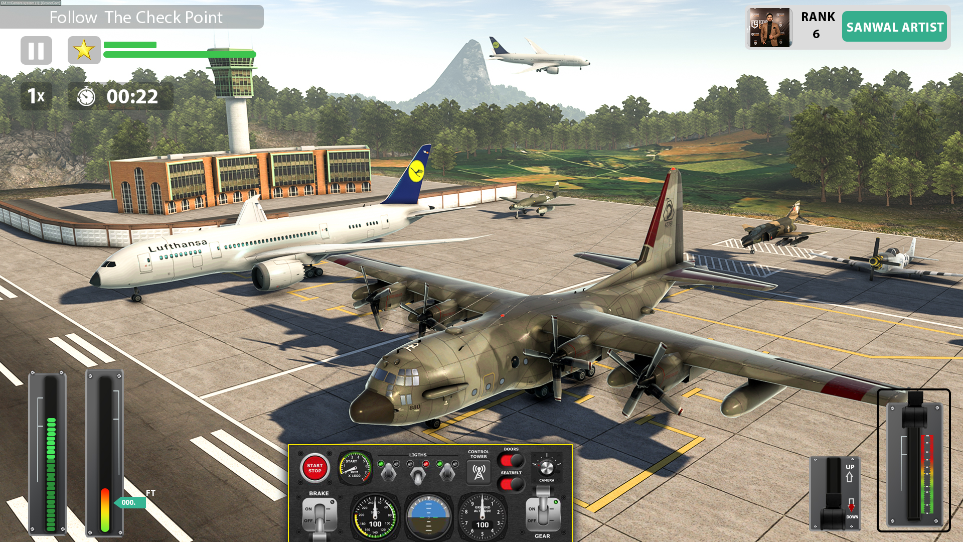 اسکرین شات 2 بازی Take off Extreme Landing