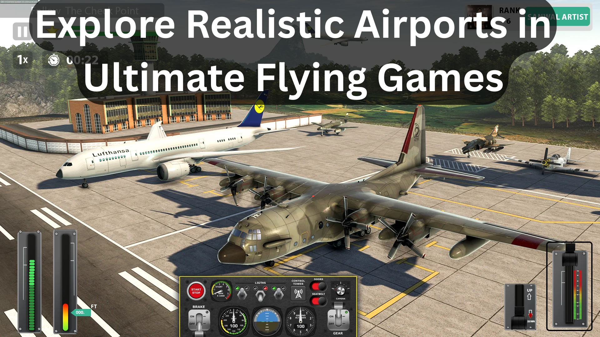 اسکرین شات 3 بازی Take Off Airplane Simulator